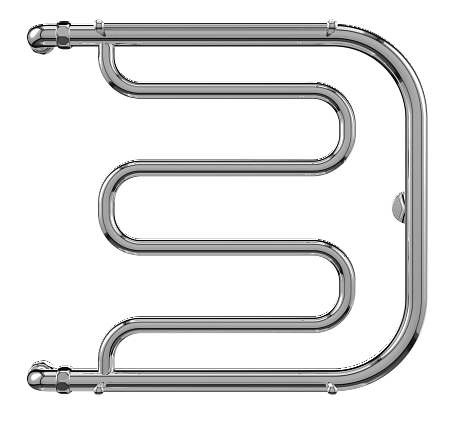 Фокстрот AISI 32х2 600х700 Полотенцесушитель  TERMINUS Курган - фото 2